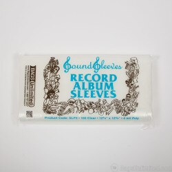 Clear Polyethylene LP Record Jacket